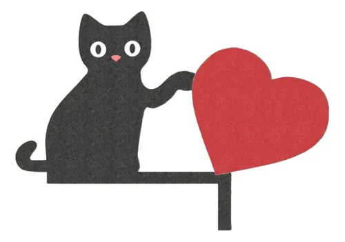 Esquinero De Puerta Gato San Valentín