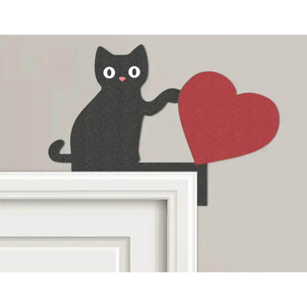 Esquinero De Puerta Gato San Valentín 2