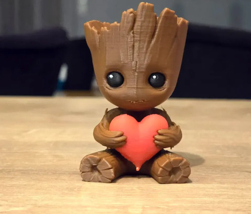 Figura Decorativa Baby Groot - San Valentín - Foto 2