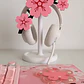 Soporte De Auriculares Sakura Flor De Cerezo Prints Patro - Miniatura 3