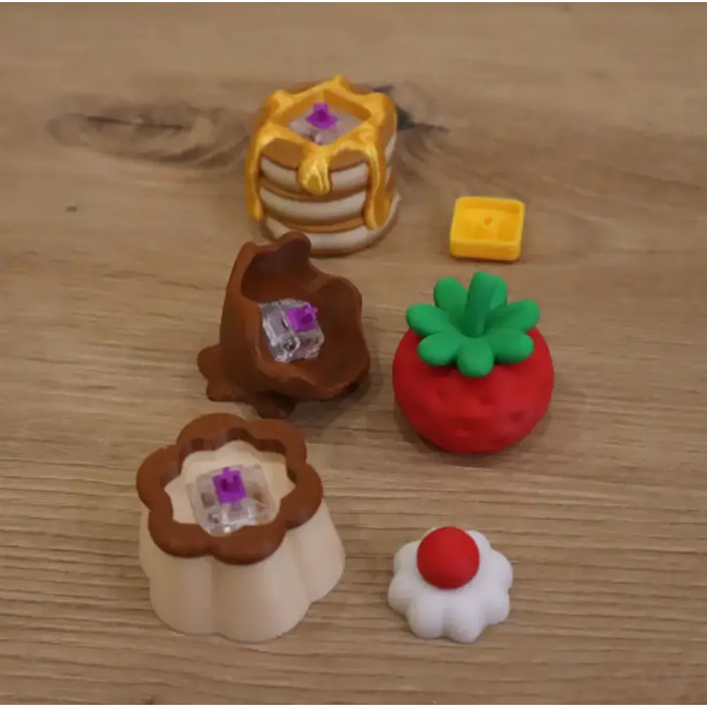 Clickers Figura Pudín - Fresa Con Chocolate - Panqueque 3