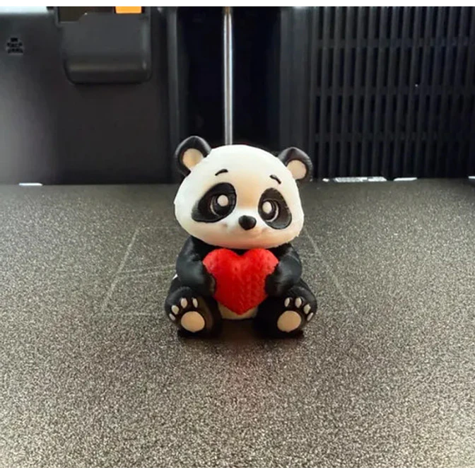 Figura Oso Panda Con Corazón - San Valentín 3
