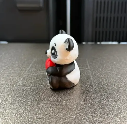Figura Oso Panda Con Corazón - San Valentín - Foto 4