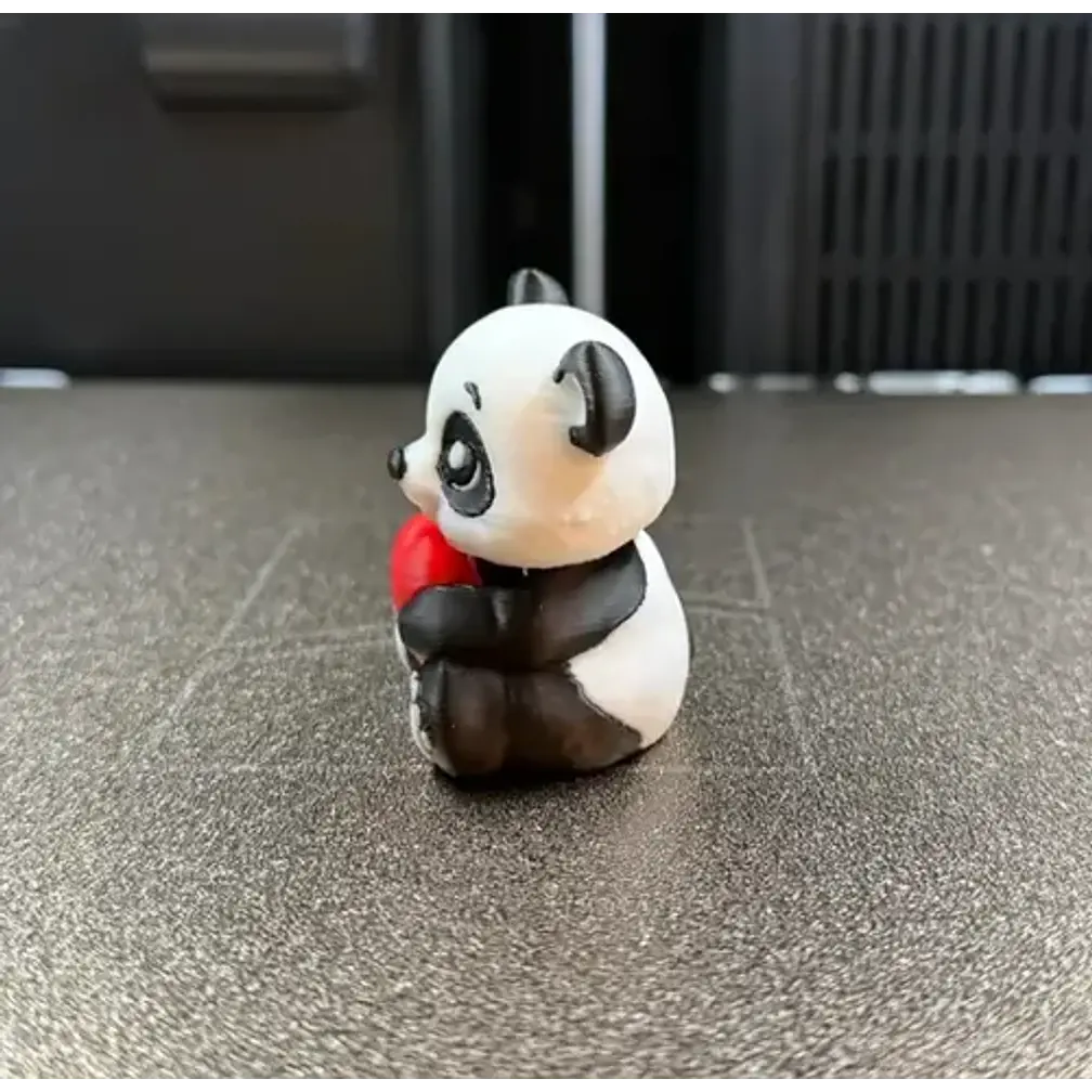 Figura Oso Panda Con Corazón - San Valentín 4