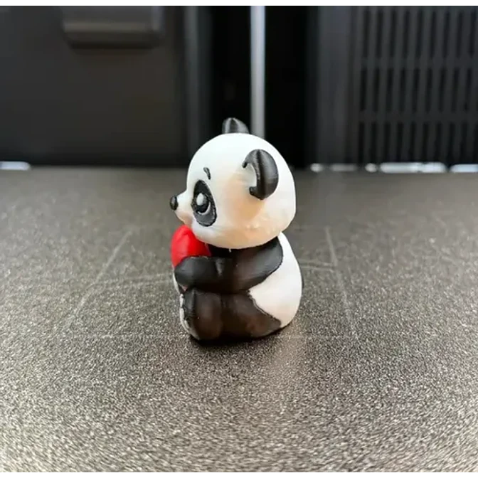Figura Oso Panda Con Corazón - San Valentín 4