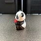 Figura Oso Panda Con Corazón - San Valentín - Miniatura 4