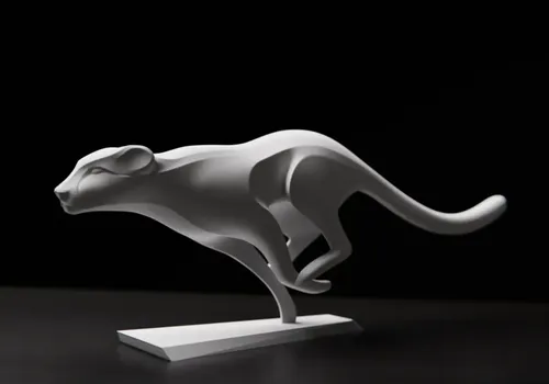 Figura Decorativa Guepardo - Foto 3