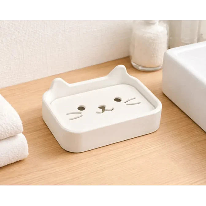 Jabonera De Gatito Para Baño 2