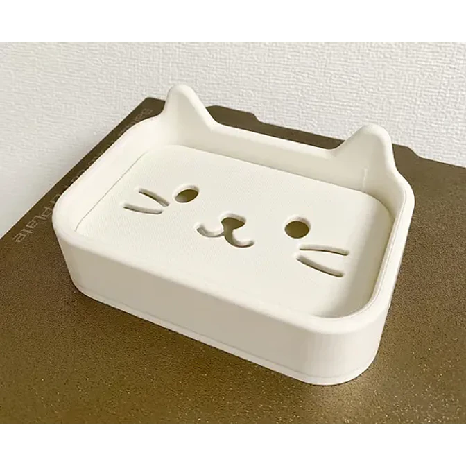 Jabonera De Gatito Para Baño 3
