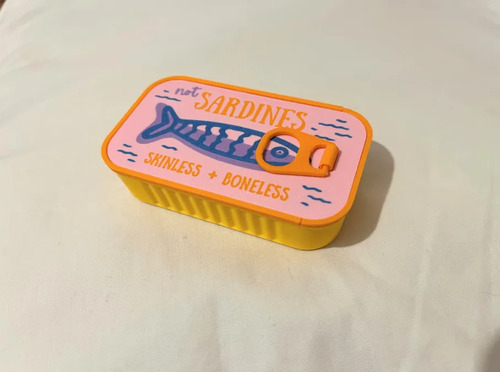 Estuche Porta Joyas Forma Caja De Sardinas - Prints Patro - Foto 6