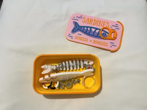Estuche Porta Joyas Forma Caja De Sardinas - Prints Patro - Foto 7