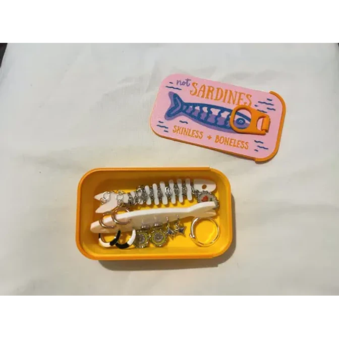 Estuche Porta Joyas Forma Caja De Sardinas - Prints Patro 7