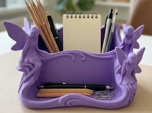 Organizador De Escritorio De Hadas Para Papelería