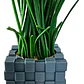 Macetero Diseño Pixelado Cúbico - Miniatura 1