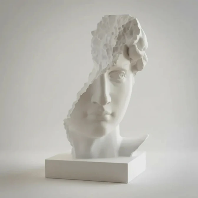 Escultura- Busto De David Arruinado 1