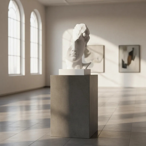Escultura- Busto De David Arruinado - Foto 2