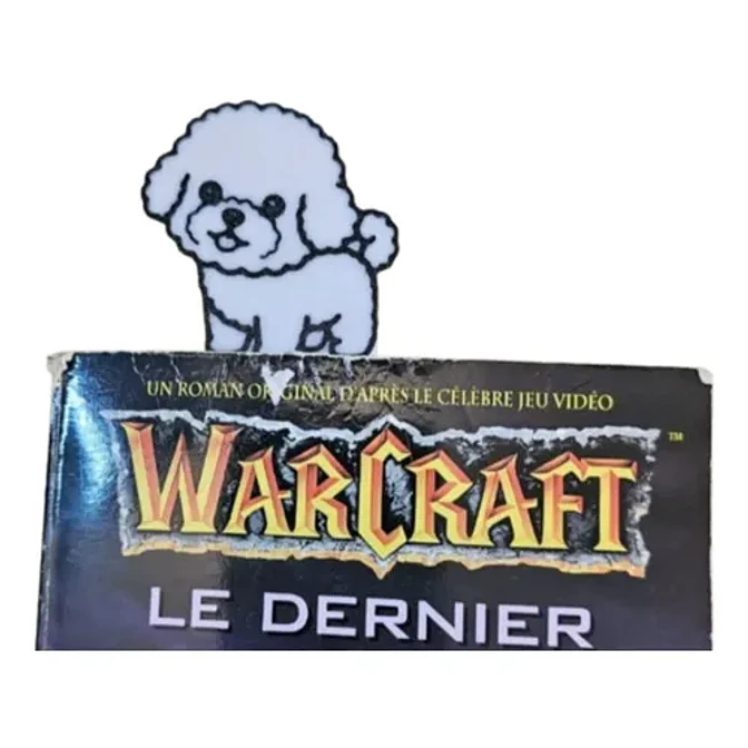 Marcapáginas- Perrito Poodle 1
