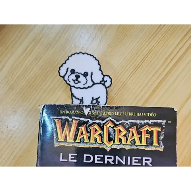 Marcapáginas- Perrito Poodle 2