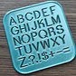 Plantilla De Letras Mayúsculas, Puntuación Y Operadores - Miniatura 1