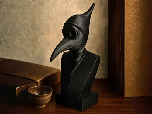 Escultura- Busto Peste Negra - Foto 2