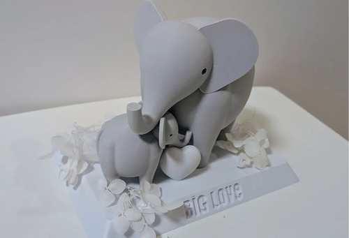 Escultura- Familia De Elefantes - Foto 2