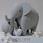Escultura- Familia De Elefantes - Miniatura 3