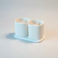Porta Cepillo De Dientes Pack 2 Incluye Bandeja Para Baño - Miniatura 4