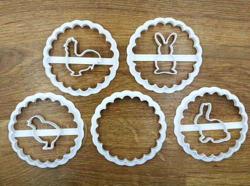 Cortadores De Galletas De Pascua (pack 5 Un) - Foto 2