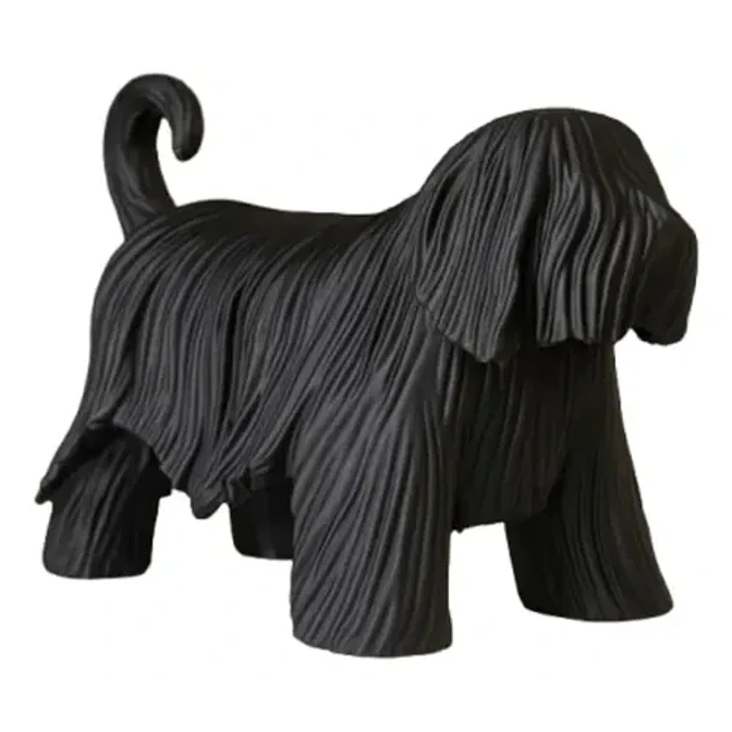 Escultura- Perro Komondor Minimalista 1