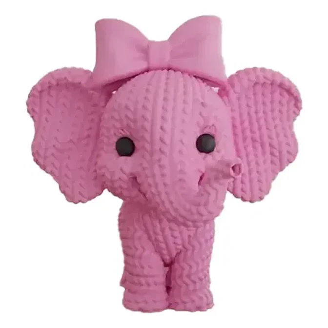 Figura Elefante Adorable De Punto 1