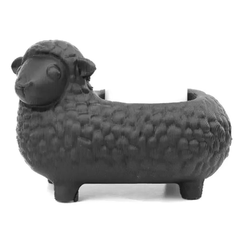Portavelas Led De Oveja Negra 3
