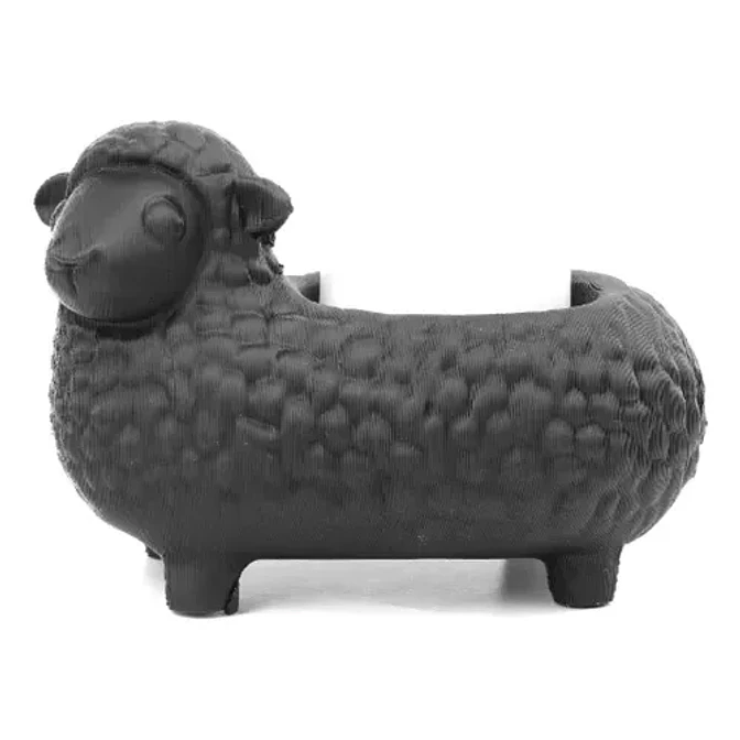 Portavelas Led De Oveja Negra 3