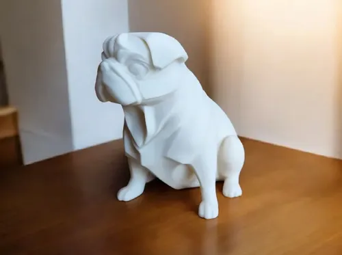 Escultura- Pug Geométrico Rechonchito - Foto 2