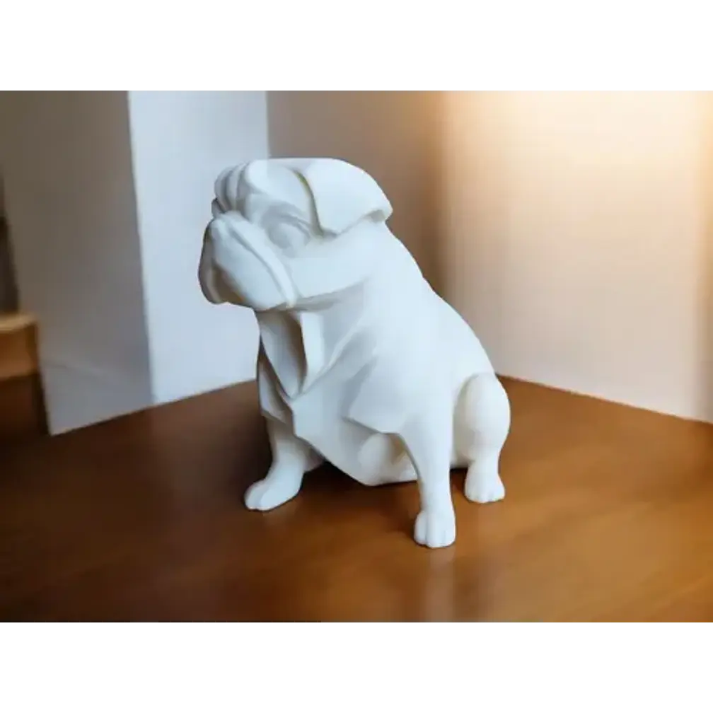 Escultura- Pug Geométrico Rechonchito 2