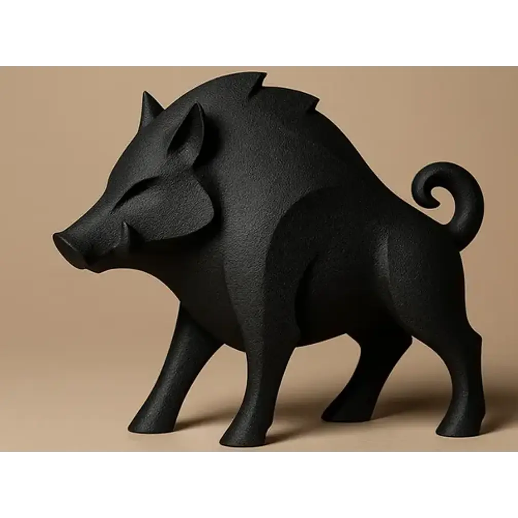 Escultura De Jabalí 4