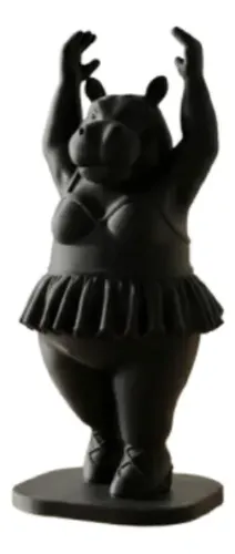 Escultura- Hipopótamo Bailarín