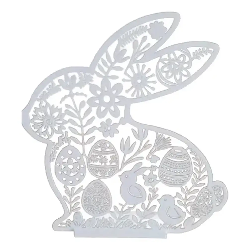 Decoración Silueta Conejito De Pascua 1