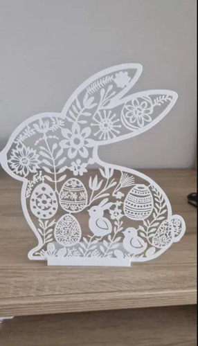 Decoración Silueta Conejito De Pascua - Foto 2