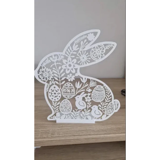Decoración Silueta Conejito De Pascua 2