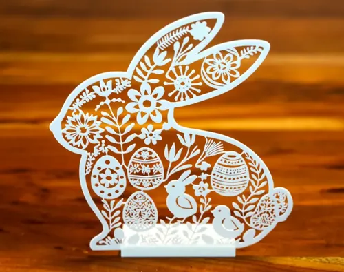 Decoración Silueta Conejito De Pascua - Foto 4