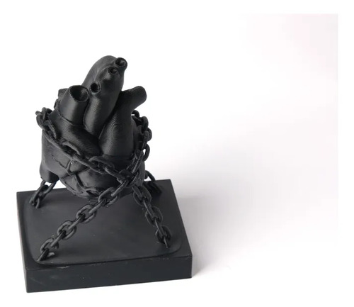 Escultura- Corazón Encadenado - Foto 3