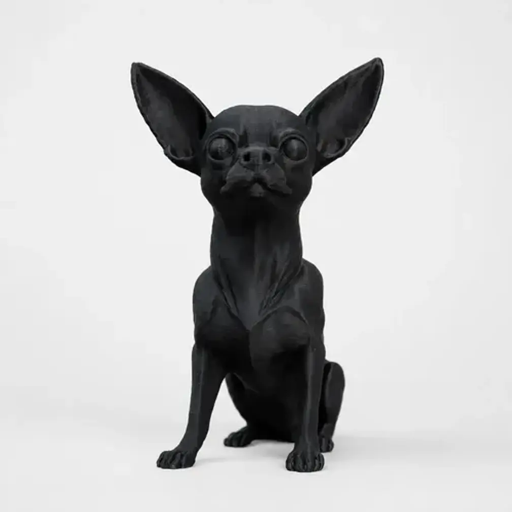 Escultura De Chihuahua Minimalista 1