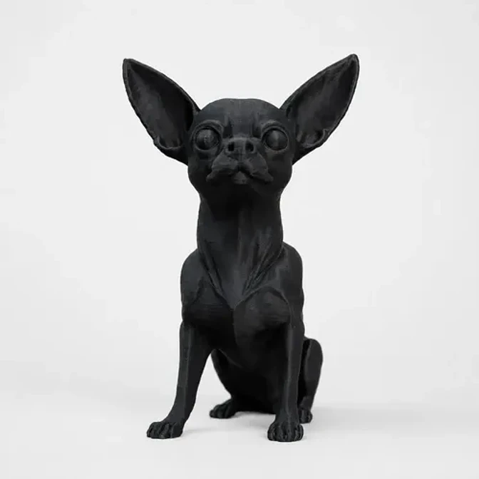 Escultura De Chihuahua Minimalista 1