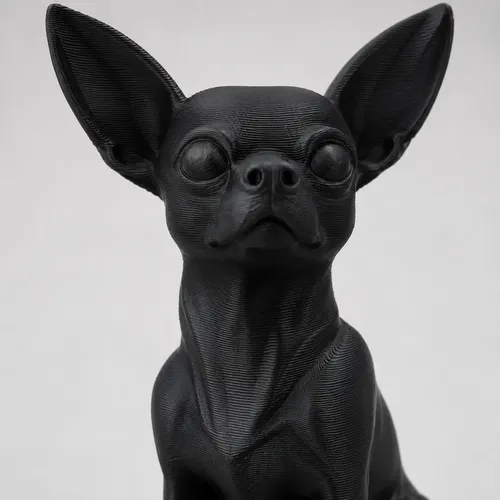Escultura De Chihuahua Minimalista - Foto 2