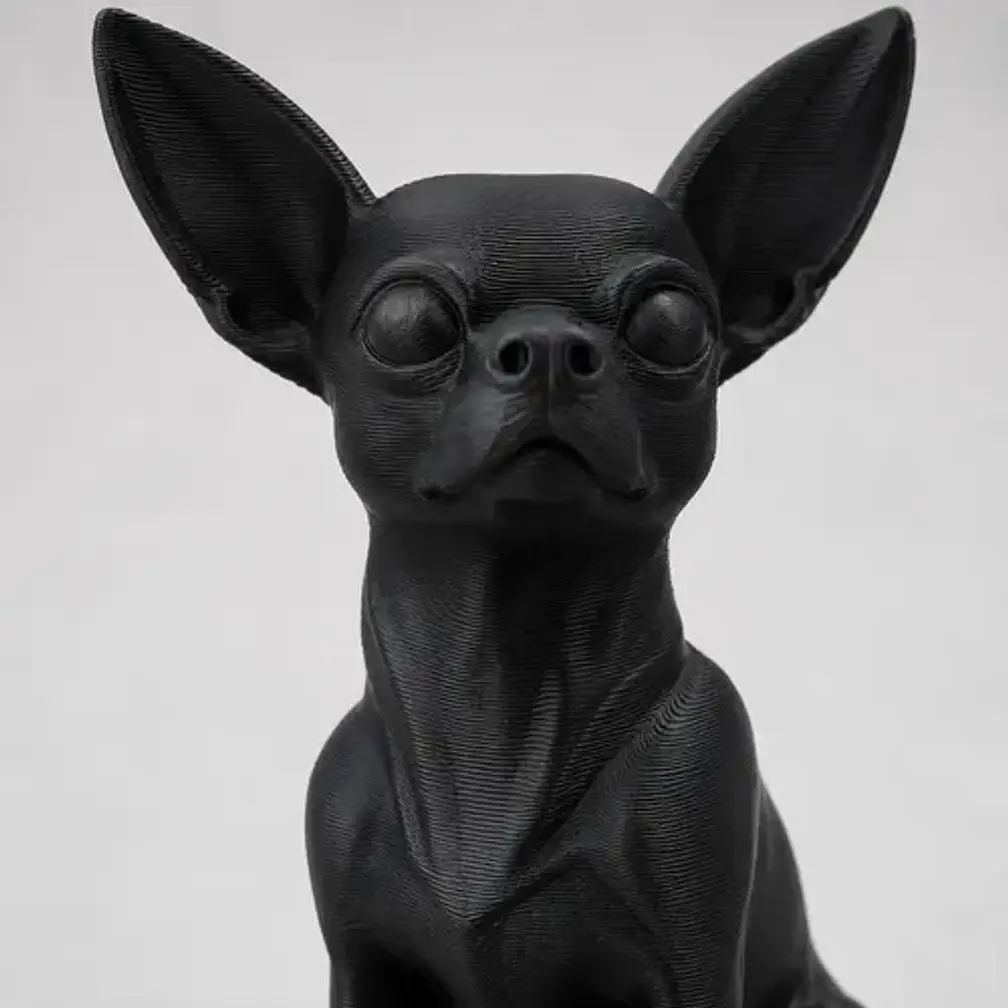Escultura De Chihuahua Minimalista 2