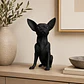 Escultura De Chihuahua Minimalista - Miniatura 3
