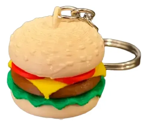 Llavero Diseño Hamburguesa