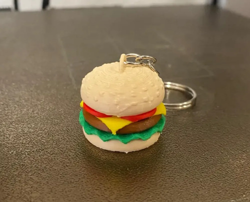 Llavero Diseño Hamburguesa - Foto 3