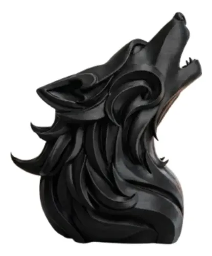 Escultura- Lobo Alfa Aullando