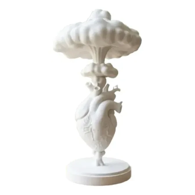 Escultura- Corazón Explosión De Amor 1
